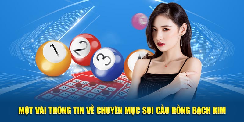 Một vài thông tin về chuyên mục soi cầu rồng bạch kim